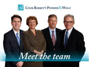 Cook Barkett Ponder & Wolz, Meet the team
