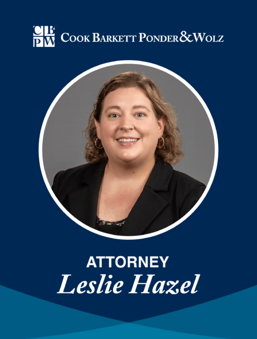 Welcoming Attorney Leslie Hazel