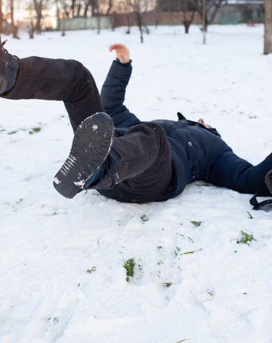 Slip and Fall on Ice and Snow: Who Is Liable?